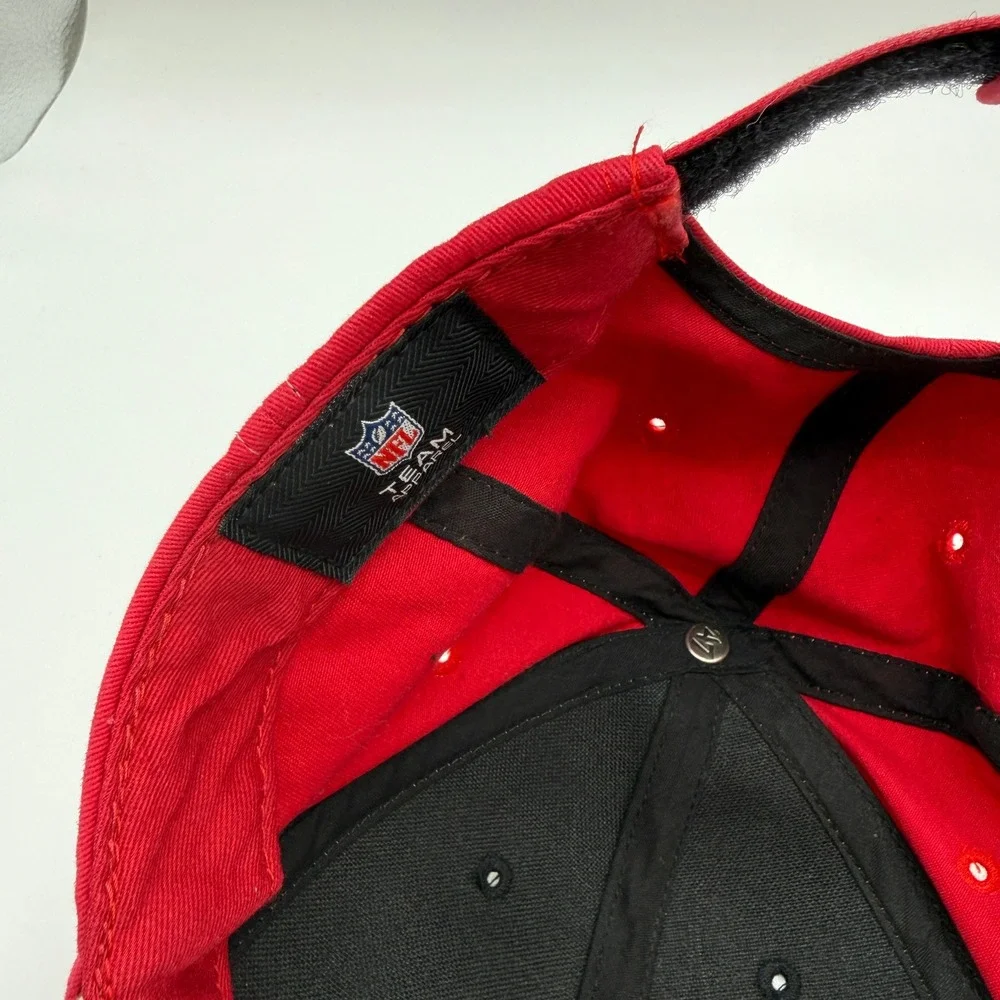 San Francisco 49ers Hat Baseball Cap Kids Youth Red Black Embroidered Sharktooth